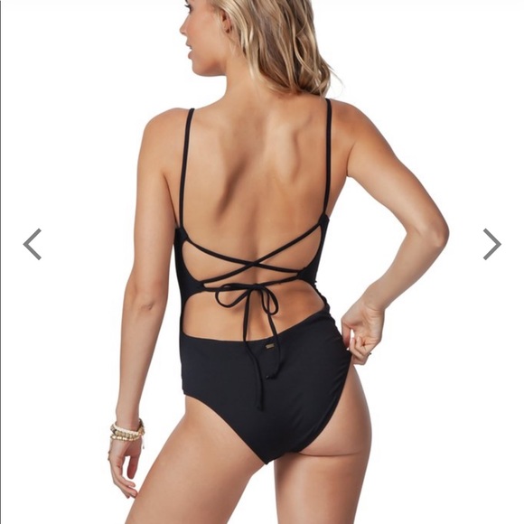 Rip Curl Black Premium Monokini One Piece Swim S M - Picture 2 of 7